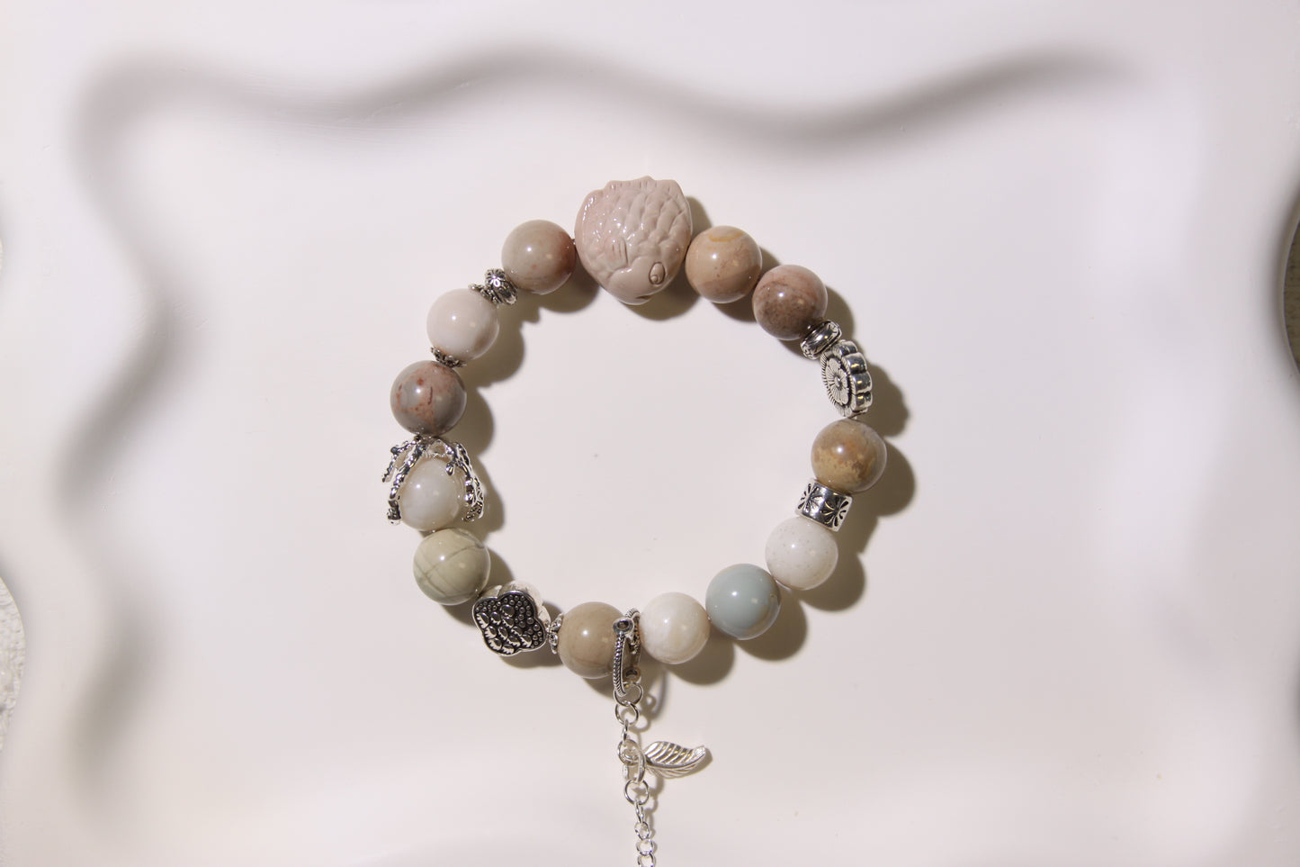 Sands of Serenity Bracelet[Alaschan Agate]